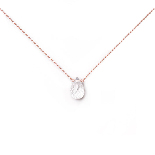 Helder kwarts ketting